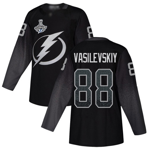 Tampa Bay Lightning #88 Andrei Vasilevskiy Black Alternate Authentic Youth 2020 Stanley Cup Champions Stitched Jersey Youth cheap jerseys for sale - CheapJerseys.Shop