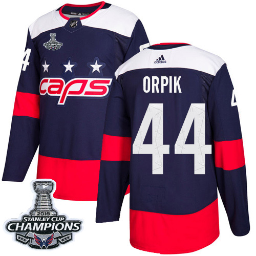 Washington Capitals #44 Brooks Orpik Navy Authentic 2018 Stadium Series Stanley Cup Final Champions Stitched Youth Jersey Youth cheap jerseys for sale - CheapJerseys.Shop