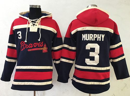 Braves #3 Dale Murphy Navy Blue Sawyer Hooded Sweatshirt Hoodie cheap jerseys for sale - CheapJerseys.Shop