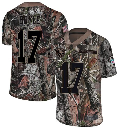 Bears #17 Tim Boyle Camo Youth Stitched Limited Rush Realtree Jersey cheap jerseys for sale - CheapJerseys.Shop