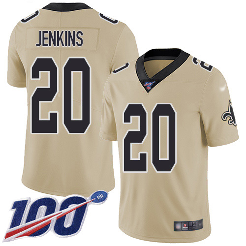 New Orleans Saints #20 Janoris Jenkins Gold Youth Stitched Limited Inverted Legend 100th Season Jersey Youth cheap jerseys for sale - CheapJerseys.Shop