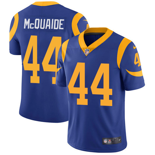 Los Angeles Rams #44 Jacob McQuaide Royal Blue Alternate Men's Stitched Vapor Untouchable Limited Jersey Men's cheap jerseys for sale - CheapJerseys.Shop