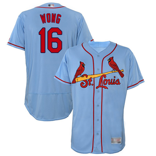 St.Louis Cardinals #16 Kolten Wong Light Blue Flexbase Authentic Collection Stitched Jersey Men's cheap jerseys for sale - CheapJerseys.Shop