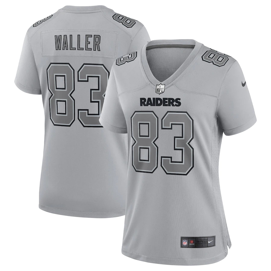 Las Vegas Raiders #83 Darren Waller Women's Gray Atmosphere Fashion Game Jersey cheap jerseys for sale - CheapJerseys.Shop