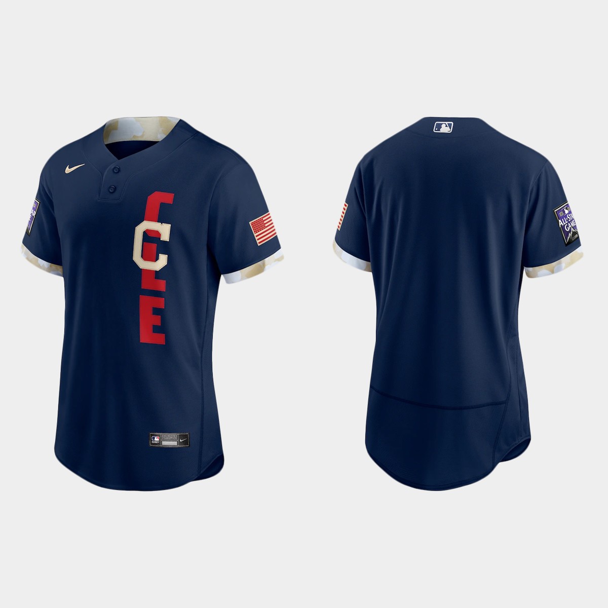 Cleveland Guardians 2021 All Star Game Authentic Navy Jersey cheap jerseys for sale - CheapJerseys.Shop