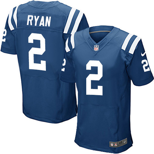 Colts #2 Matt Ryan Royal Blue Team Color Men's Stitched Vapor Untouchable Elite Jersey cheap jerseys for sale - CheapJerseys.Shop