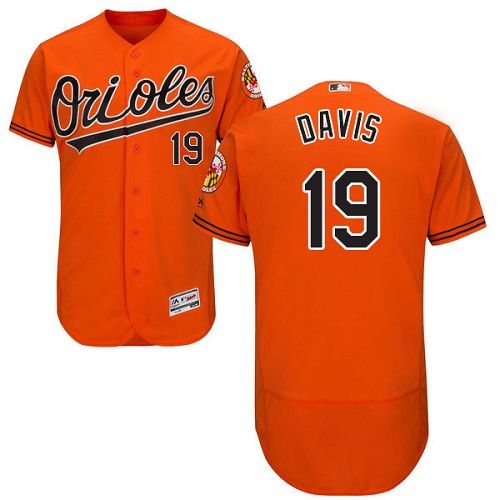 Baltimore Orioles #19 Chris Davis Orange Flexbase Authentic Collection Stitched Jersey Men's cheap jerseys for sale - CheapJerseys.Shop