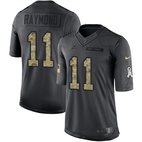 Lions #11 Kalif Raymond Black Youth Stitched Limited Rush Jersey cheap jerseys for sale - CheapJerseys.Shop