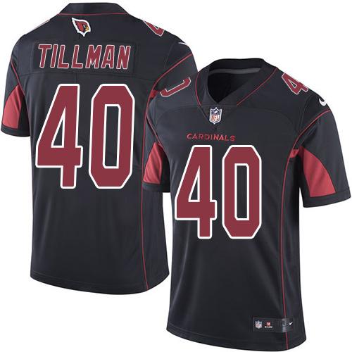 Cardinals #40 Pat Tillman Black Men's Stitched Limited Rush Jersey cheap jerseys for sale - CheapJerseys.Shop