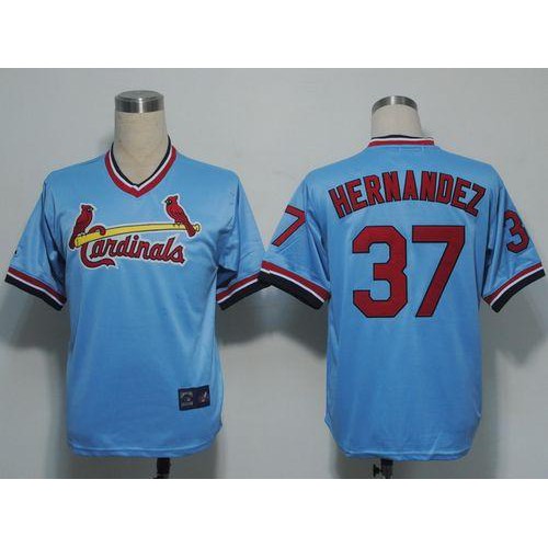 St.Louis Cardinals #37 Keith Hernandez Blue Cooperstown Throwback Stitched Jersey Men's cheap jerseys for sale - CheapJerseys.Shop
