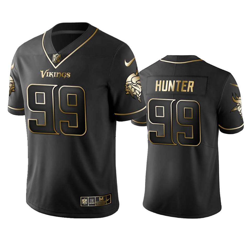 Vikings #99 Danielle Hunter Men's Stitched Vapor Untouchable Limited Black Golden Jersey cheap jerseys for sale - CheapJerseys.Shop