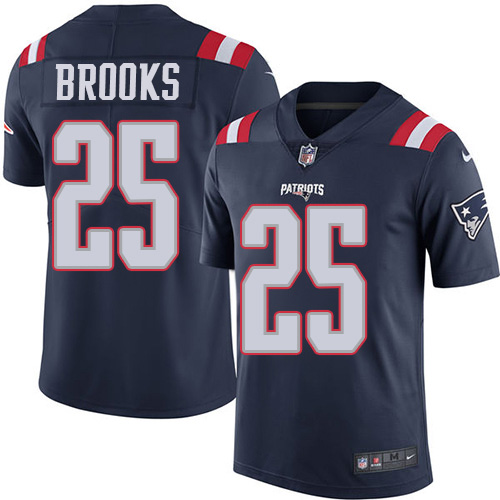 New England Patriots #25 Terrence Brooks Navy Blue Youth Stitched Limited Rush Jersey Youth cheap jerseys for sale - CheapJerseys.Shop