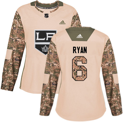 Los Angeles Kings #6 Joakim Ryan Camo Authentic 2017 Veterans Day Women's Stitched Jersey Womens cheap jerseys for sale - CheapJerseys.Shop