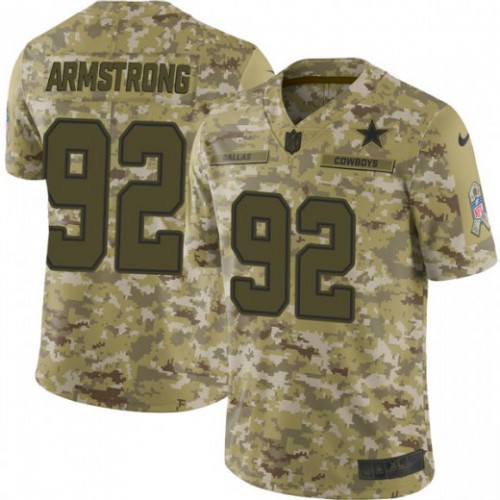 Dallas Cowboys #92 Dorance Armstrong Camo Men's Stitched Limited 2018 Salute To Service Jersey Men's cheap jerseys for sale - CheapJerseys.Shop