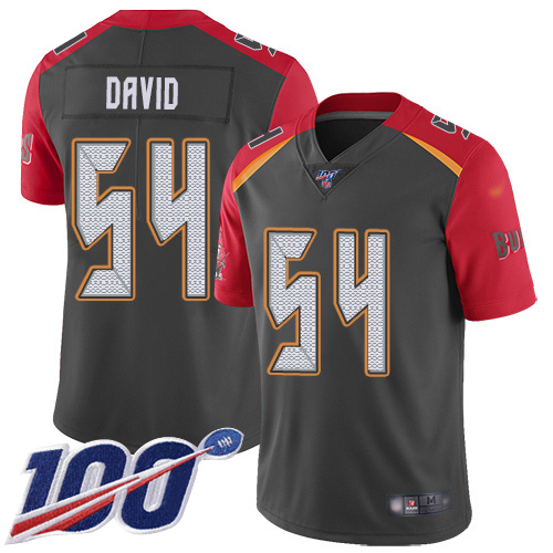 Buccaneers #54 Lavonte David Gray Men's Stitched Limited Inverted Legend 100th Season Jersey cheap jerseys for sale - CheapJerseys.Shop