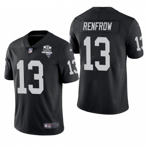 Las Vegas Las Vegas Raiders #13 Hunter Renfrow Men's 2020 Inaugural Season Vapor Limited Jersey Black Men's cheap jerseys for sale - CheapJerseys.Shop