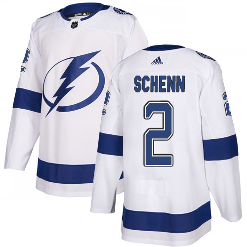 Tampa Bay Lightning #2 Luke Schenn White Road Authentic Youth Stitched Jersey Youth cheap jerseys for sale - CheapJerseys.Shop
