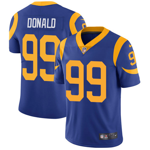 Rams #99 Aaron Donald Royal Blue Alternate Youth Stitched Vapor Untouchable Limited Jersey cheap jerseys for sale - CheapJerseys.Shop