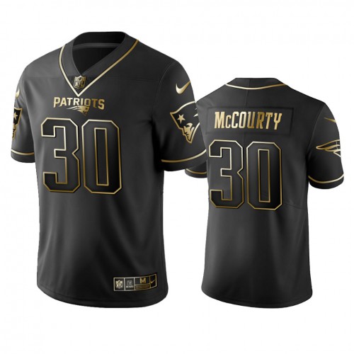 New England Patriots #30 Jason Mccourty Black Golden Limited Edition Stitched Jersey Men's cheap jerseys for sale - CheapJerseys.Shop