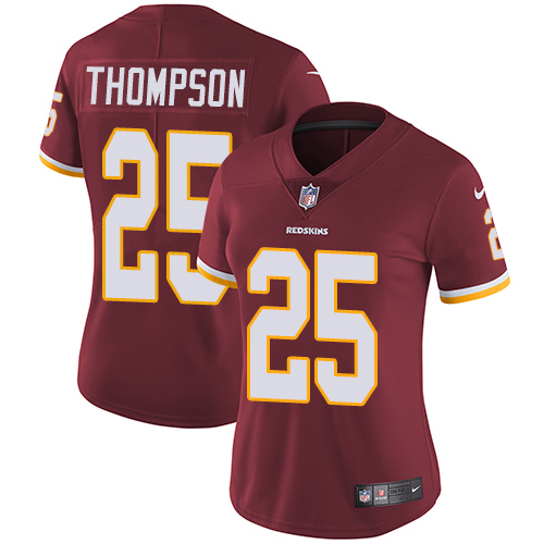 Washington Commanders #25 Chris Thompson Burgundy Red Team Color Women's Stitched Vapor Untouchable Limited Jersey Womens cheap jerseys for sale - CheapJerseys.Shop