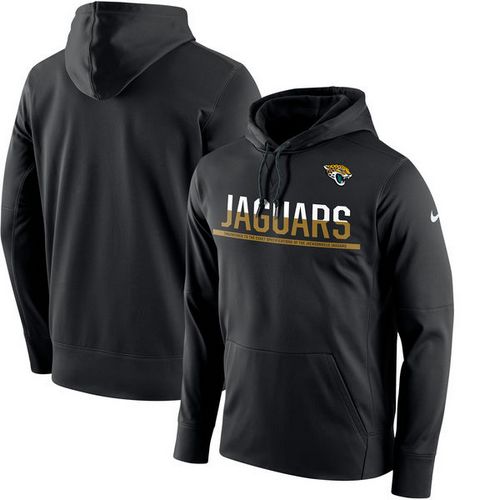 Men's Jacksonville Jaguars Black Sideline Circuit Pullover Performance Hoodie cheap jerseys for sale - CheapJerseys.Shop