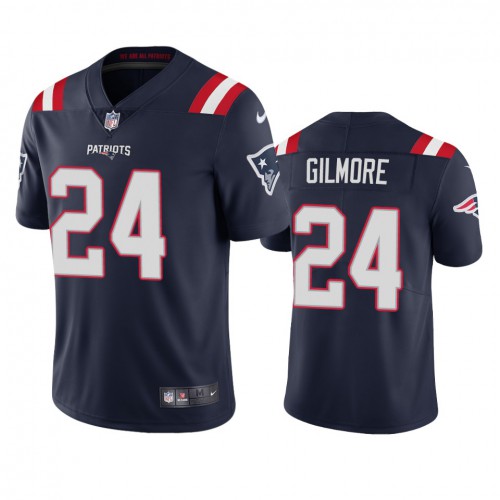 New England New England Patriots #24 Stephon Gilmore Men's Navy 2020 Vapor Limited Jersey Men's cheap jerseys for sale - CheapJerseys.Shop