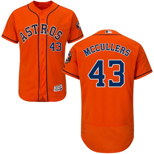 Houston Astros #43 Lance McCullers Orange Flexbase Authentic Collection Stitched Jersey Men's cheap jerseys for sale - CheapJerseys.Shop