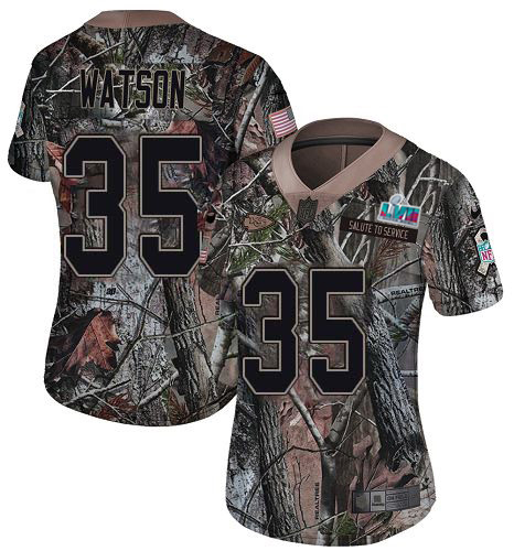 Chiefs #35 Jaylen Watson Camo Super Bowl LVII Patch Women's Stitched Limited Rush Realtree Jersey cheap jerseys for sale - CheapJerseys.Shop