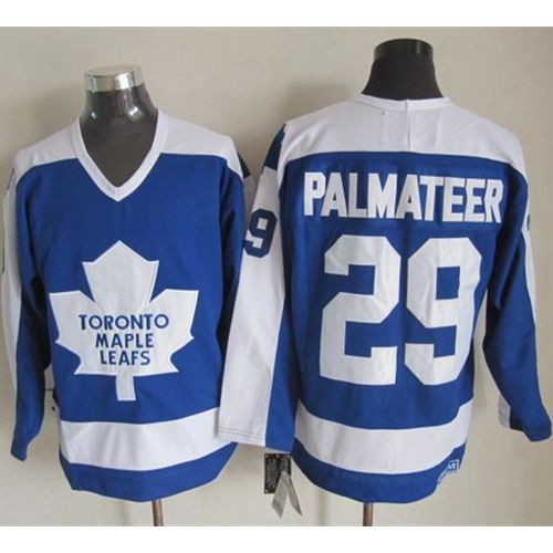 Maple Toronto Maple Leafs #29 Mike Palmateer Blue/White CCM Throwback Stitched Jersey Men's cheap jerseys for sale - CheapJerseys.Shop
