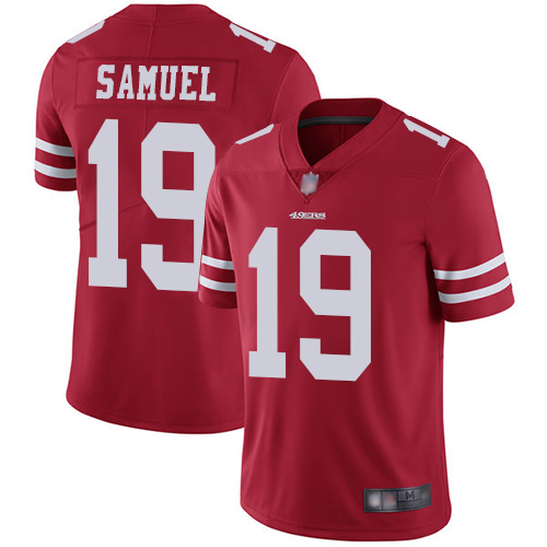 49ers #19 Deebo Samuel Red Team Color Men's Stitched Vapor Untouchable Limited Jersey cheap jerseys for sale - CheapJerseys.Shop