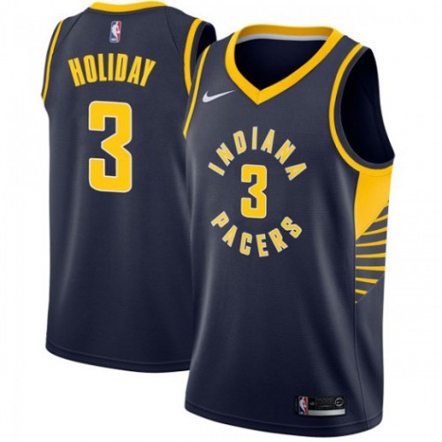 Indiana Pacers #3 Aaron Holiday Navy Blue Womens Swingman Icon Edition Jersey Womens cheap jerseys for sale - CheapJerseys.Shop