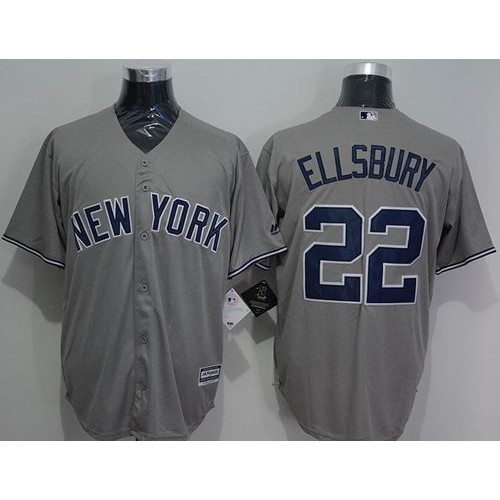 New York Yankees #22 Jacoby Ellsbury Grey New Cool Base Stitched Jersey Men's cheap jerseys for sale - CheapJerseys.Shop