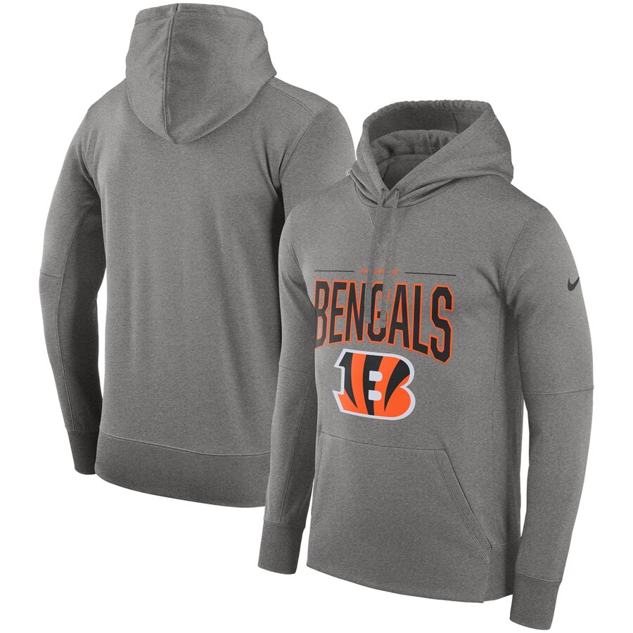 Cincinnati Bengals Sideline Property Of Performance Pullover Hoodie Gray cheap jerseys for sale - CheapJerseys.Shop