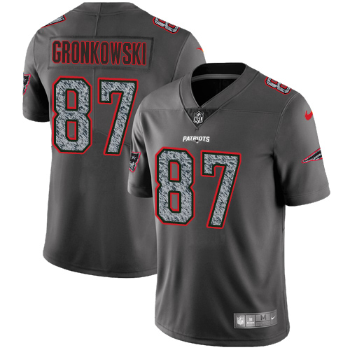 New England Patriots #87 Rob Gronkowski Gray Static Youth Stitched Vapor Untouchable Limited Jersey Youth cheap jerseys for sale - CheapJerseys.Shop