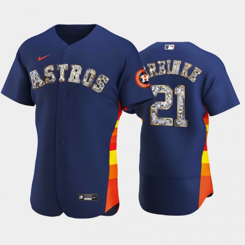 Houston Houston Astros #21 Zack Greinke Men's Diamond Edition Jersey - Navy Men's cheap jerseys for sale - CheapJerseys.Shop