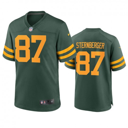 Green Bay Green Bay Packers #87 Jace Sternberger Men's Alternate Game Player Jersey - Green Men's cheap jerseys for sale - CheapJerseys.Shop