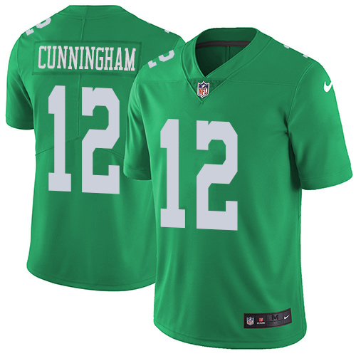 Philadelphia Eagles #12 Randall Cunningham Green Youth Stitched Limited Rush Jersey Youth cheap jerseys for sale - CheapJerseys.Shop