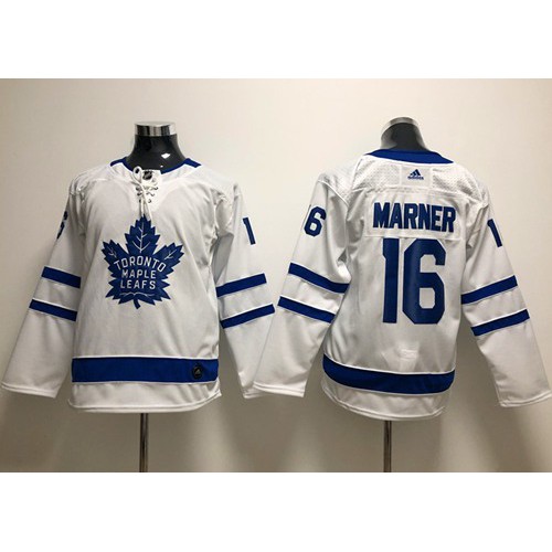 Maple Toronto Maple Leafs #16 Mitchell Marner White Road Authentic Stitched Youth Jersey Youth cheap jerseys for sale - CheapJerseys.Shop