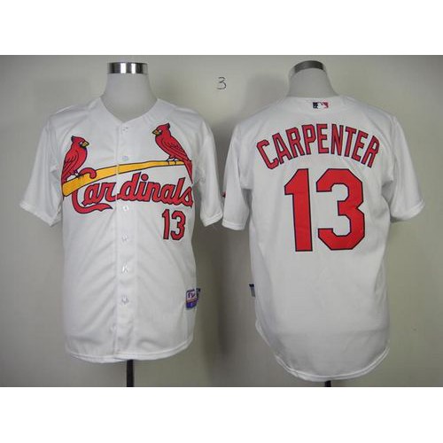 St.Louis Cardinals #13 Matt Carpenter White Cool Base Stitched Jersey Men's cheap jerseys for sale - CheapJerseys.Shop