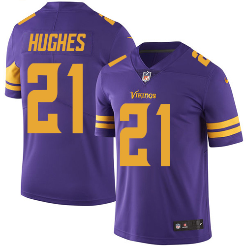 Minnesota Vikings #21 Mike Hughes Purple Youth Stitched Limited Rush Jersey Youth cheap jerseys for sale - CheapJerseys.Shop