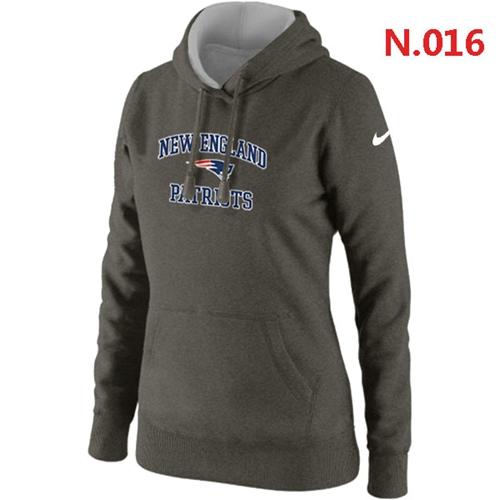 Women's New England Patriots Heart & Soul Pullover Hoodie Light Grey cheap jerseys for sale - CheapJerseys.Shop