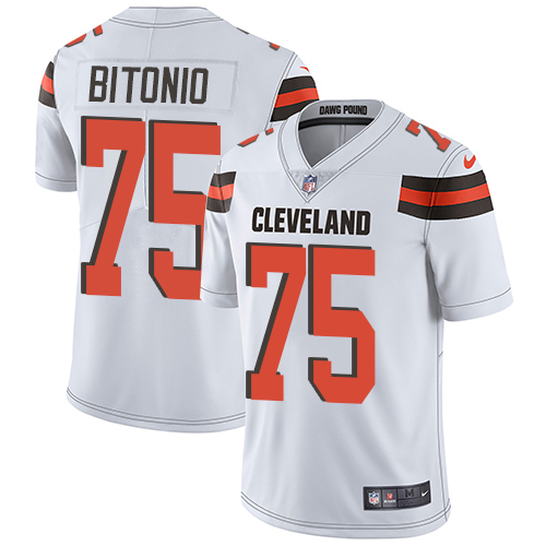 Cleveland Browns #75 Joel Bitonio White Youth Stitched Vapor Untouchable Limited Jersey Youth cheap jerseys for sale - CheapJerseys.Shop