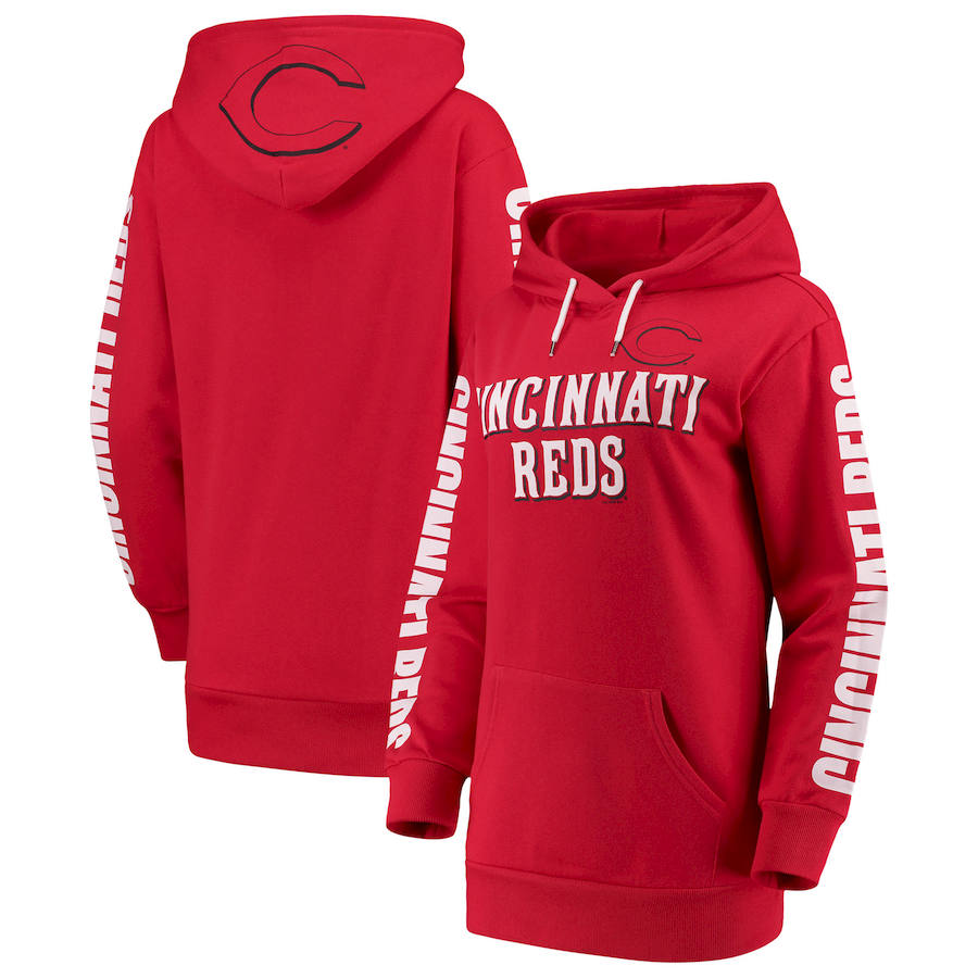 Cincinnati Reds G-III 4Her By Carl Banks Women's Extra Innings Pullover Hoodie Red cheap jerseys for sale - CheapJerseys.Shop