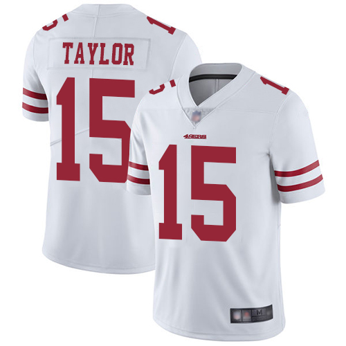 San Francisco 49ers #15 Trent Taylor White Men's Stitched Vapor Untouchable Limited Jersey Men's cheap jerseys for sale - CheapJerseys.Shop
