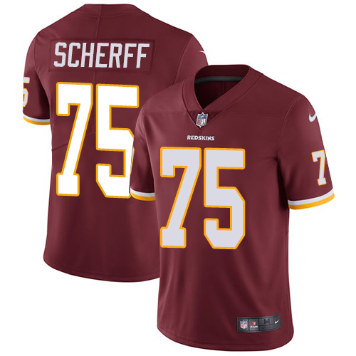 Washington Commanders #75 Brandon Scherff Burgundy Red Team Color Youth Stitched Vapor Untouchable Limited Jersey Youth cheap jerseys for sale - CheapJerseys.Shop