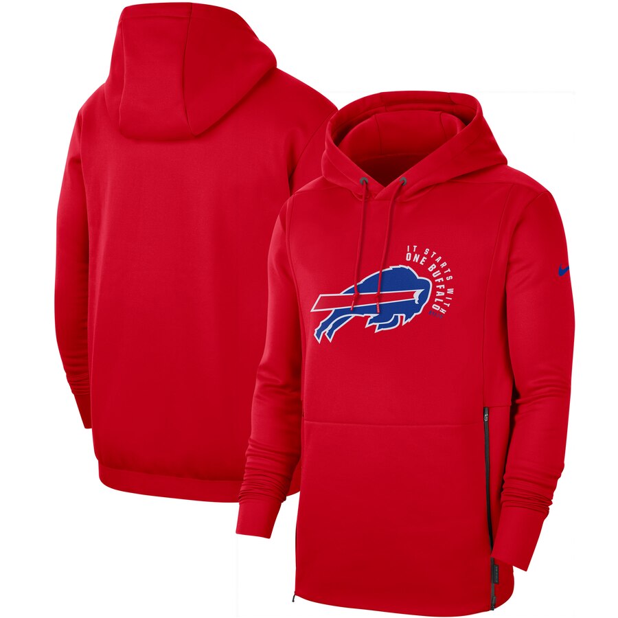 Buffalo Bills Sideline Local Performance Pullover Hoodie Red cheap jerseys for sale - CheapJerseys.Shop