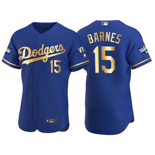 Los Angeles Los Angeles Dodgers #15 Austin Barnes Men's Authentic 2021 Gold Program World Series Champions Jersey Royal Men's cheap jerseys for sale - CheapJerseys.Shop