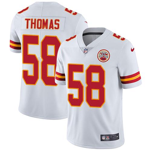 Chiefs #58 Derrick Thomas White Men's Stitched Vapor Untouchable Limited Jersey cheap jerseys for sale - CheapJerseys.Shop