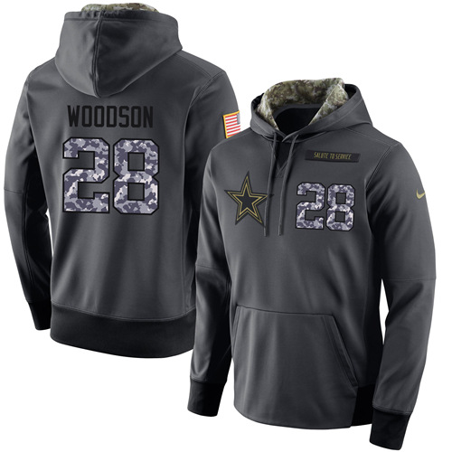 Men's Dallas Cowboys #28 Darren Woodson Stitched Black Anthracite Salute To Service Player Performance Hoodie cheap jerseys for sale - CheapJerseys.Shop