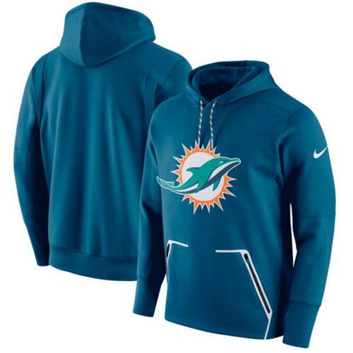 Men's Miami Dolphins Aqua Champ Drive Vapor Speed Pullover Hoodie cheap jerseys for sale - CheapJerseys.Shop